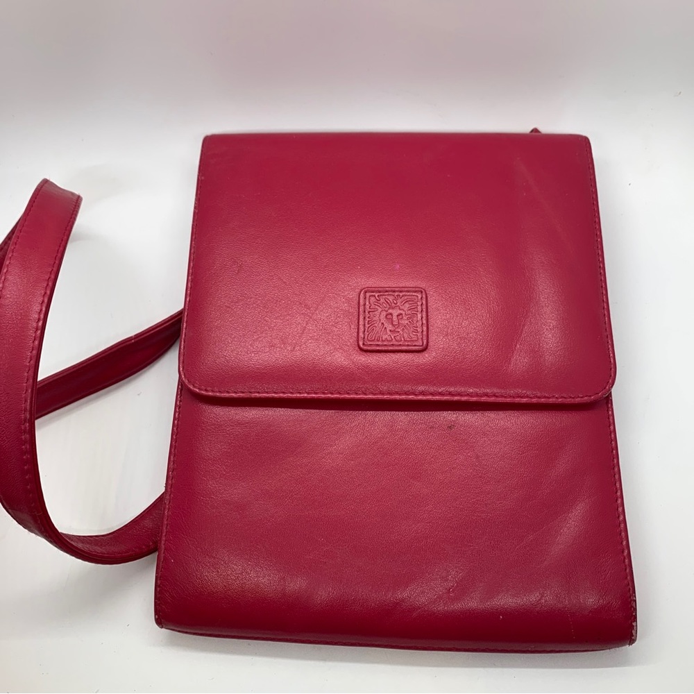 Anne Klein For Calderon Pink Crossbody Bag